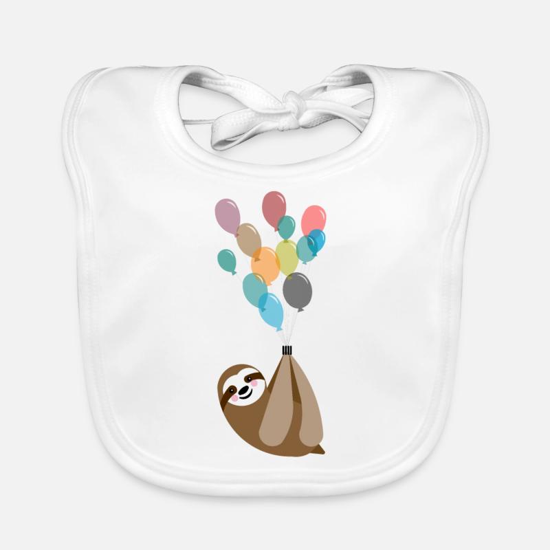 faultier Baby Bio-Lätzchen