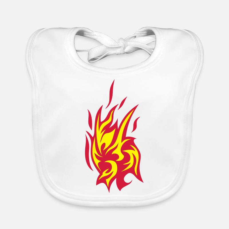 flame flame Organic Baby Bibs