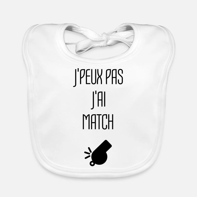Arbitre / Arbitrage / Sport / Sifflet Bavoir bio Bébé