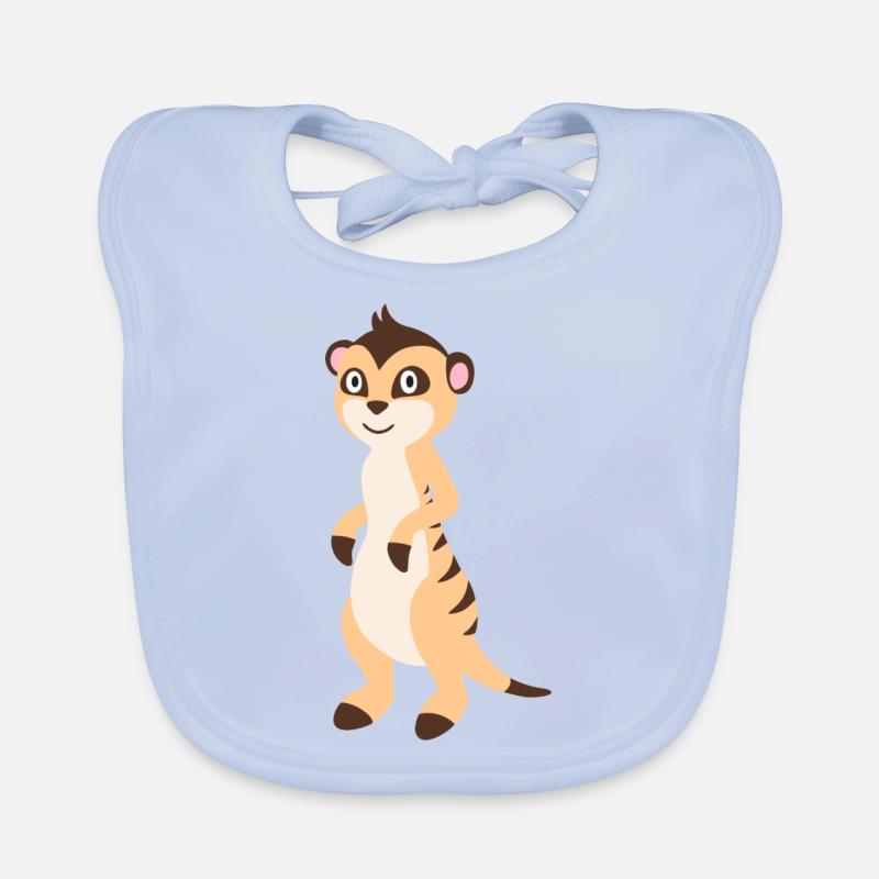 Erdmännchen Baby Bio-Lätzchen