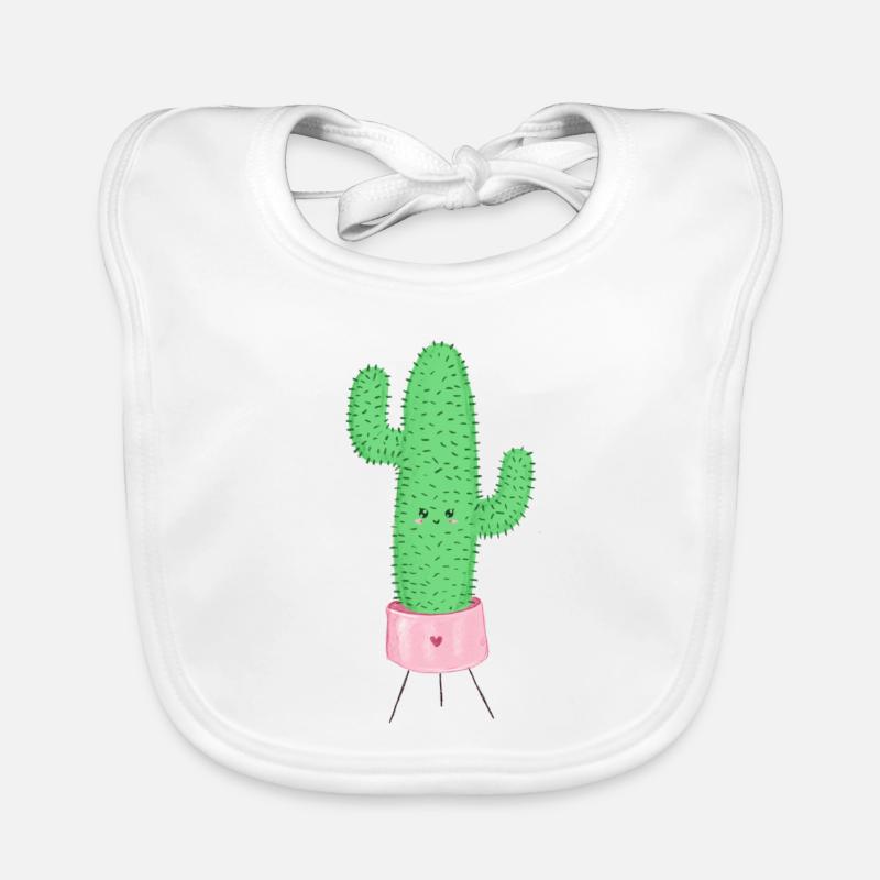 Cactus doux Bavoir bio Bébé