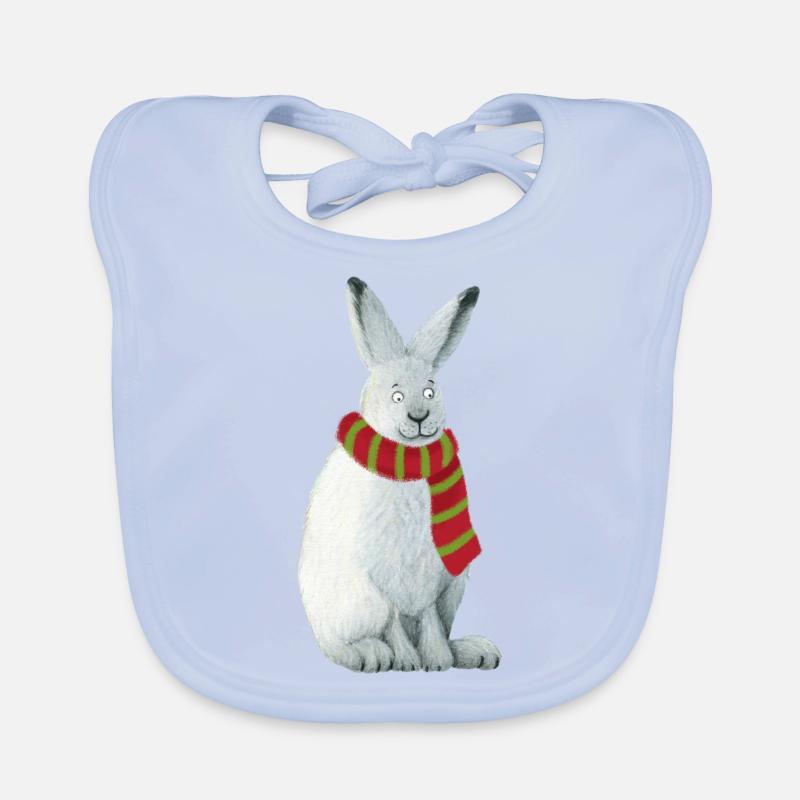 Arctic hare Organic Baby Bibs