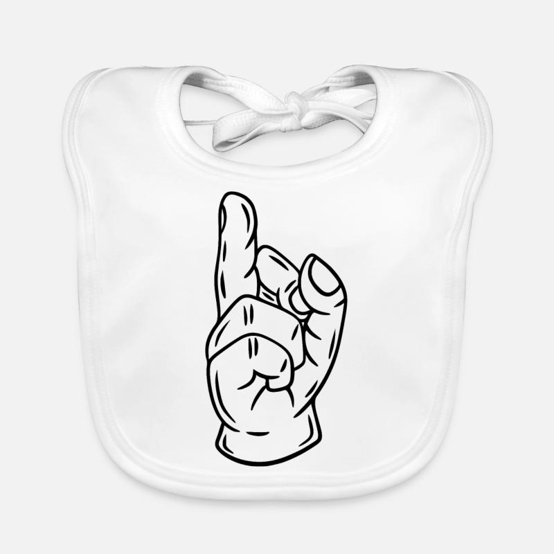Mittelfinger Comic: Eine satirische Perspektive Baby Bio-Lätzchen
