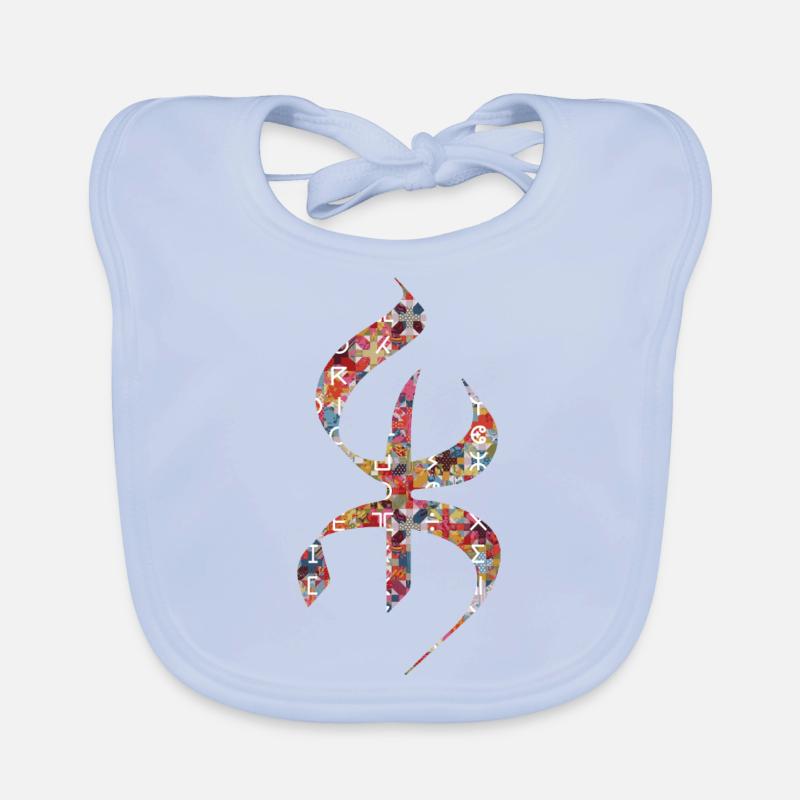 BERBERE KABYLE MOTIF KABYLE Bavoir bio Bébé