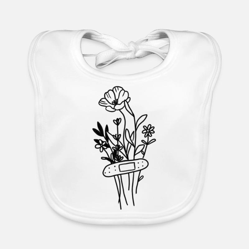Healing takes time Organic Baby Bibs