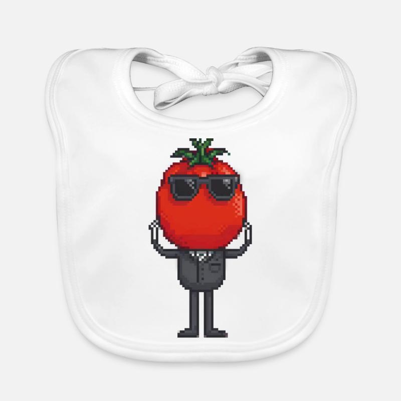 Tomato in Tux Organic Baby Bibs