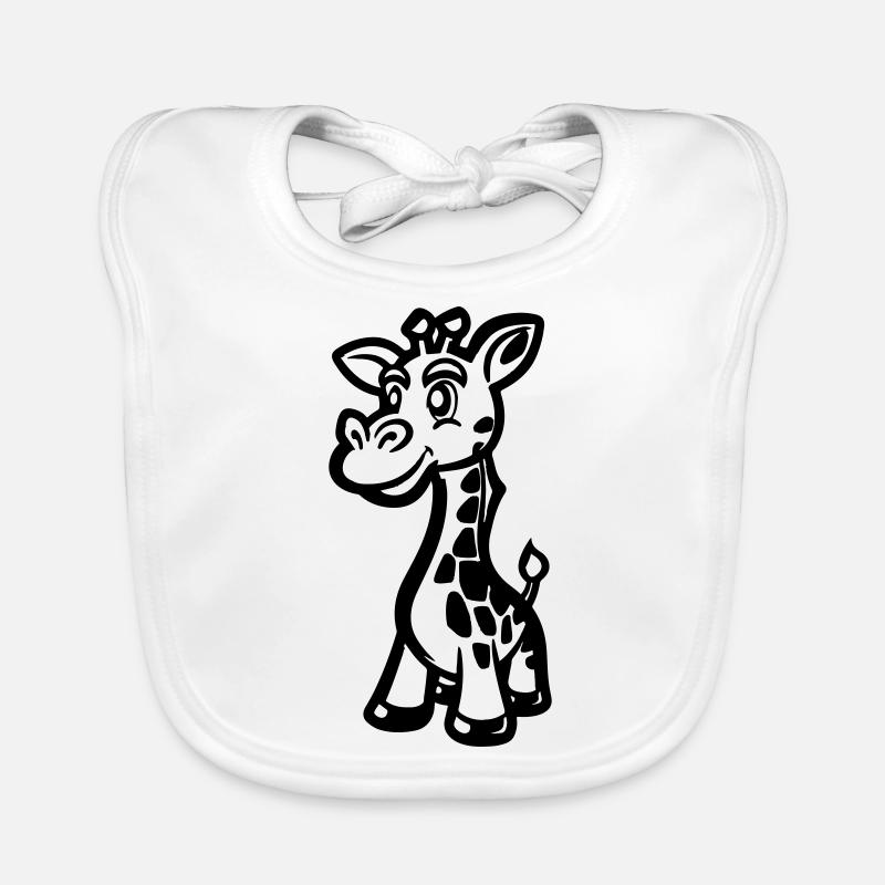 Giraffe Animal Organic Baby Bibs