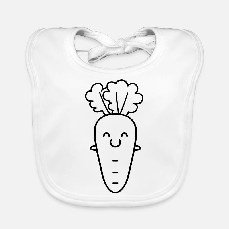 Carotte Bavoir bio Bébé
