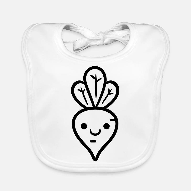 Carotte Bavoir bio Bébé