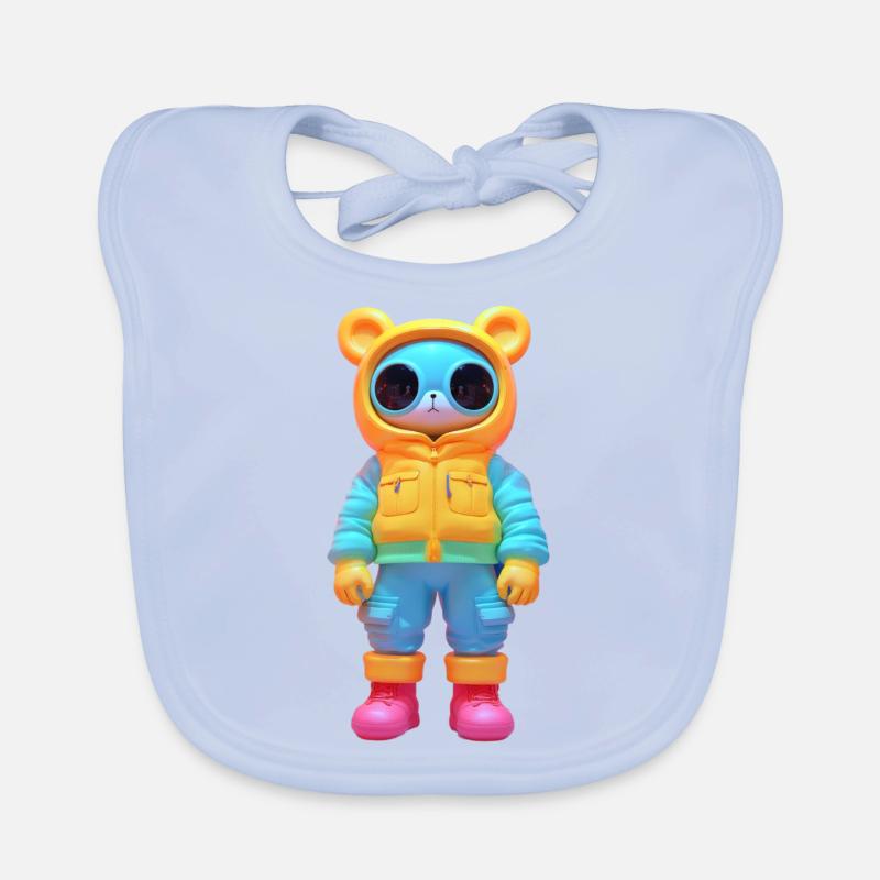 Maus 3D Baby Bio-Lätzchen