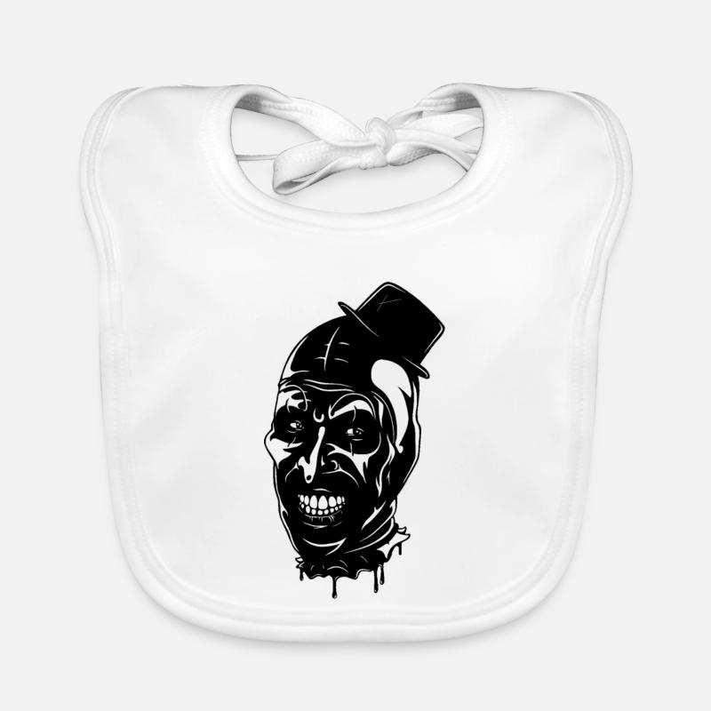 Terrifier - Bavoir bio Bébé - blanc