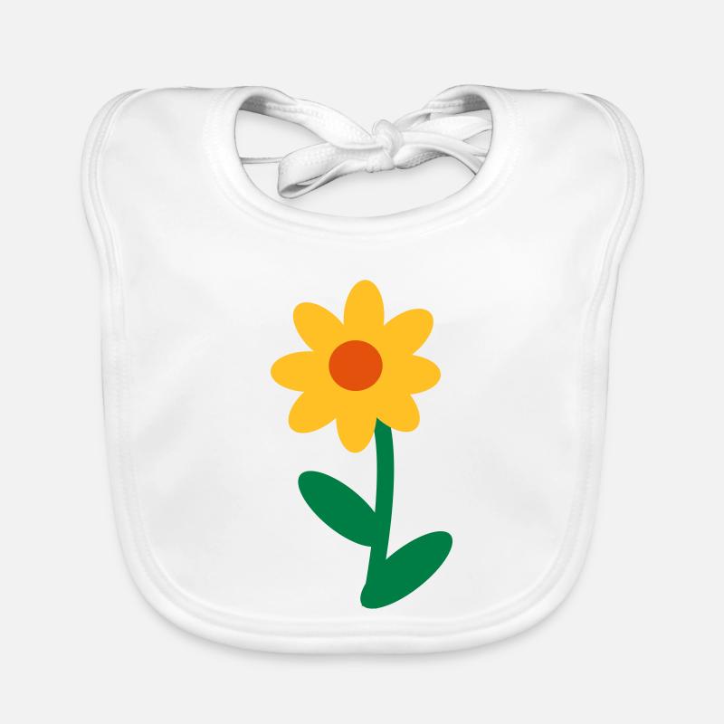 De fleur Bavoir bio Bébé