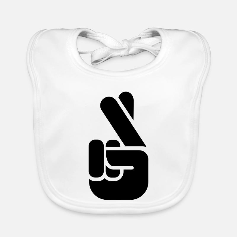 Crossed Fingers Organic Baby Bibs