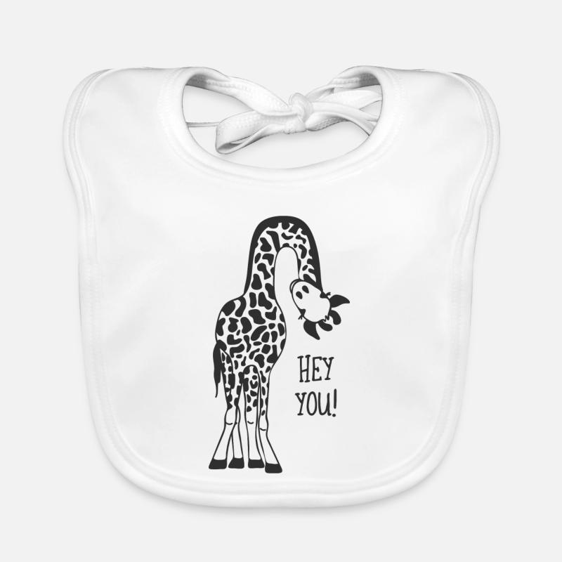 Giraffe ruft Baby Bio-Lätzchen