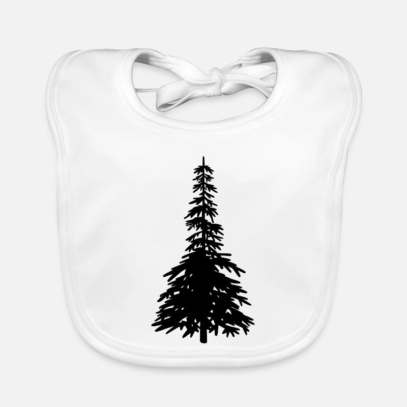 Tannenbaum Baby Bio-Lätzchen