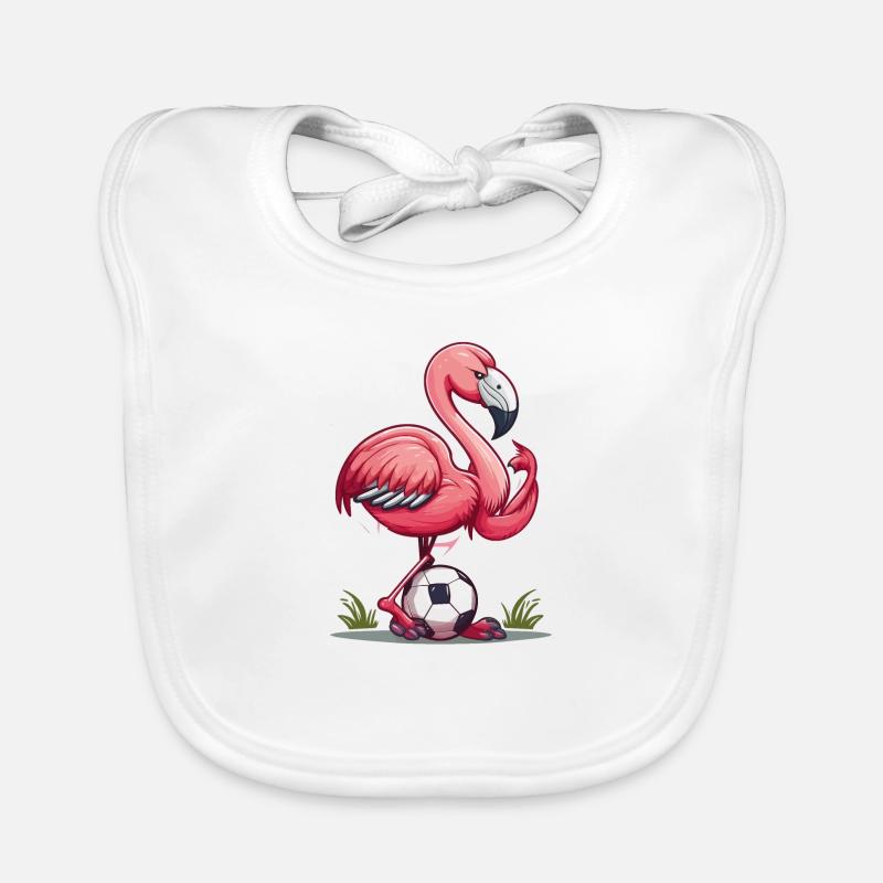 Flamingo Score Bavoir bio Bébé