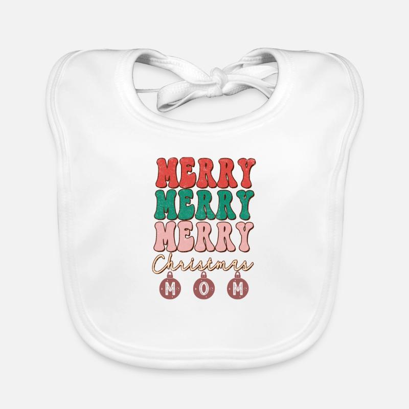 Merry christmas Baby Bio-Lätzchen