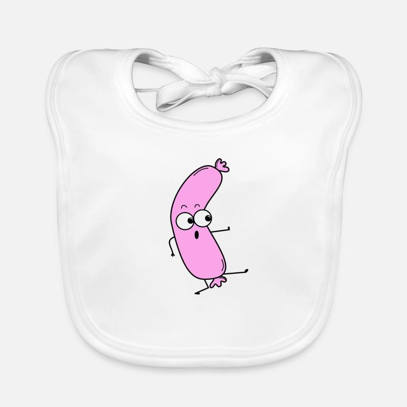 Würstchen Baby Bio-Lätzchen