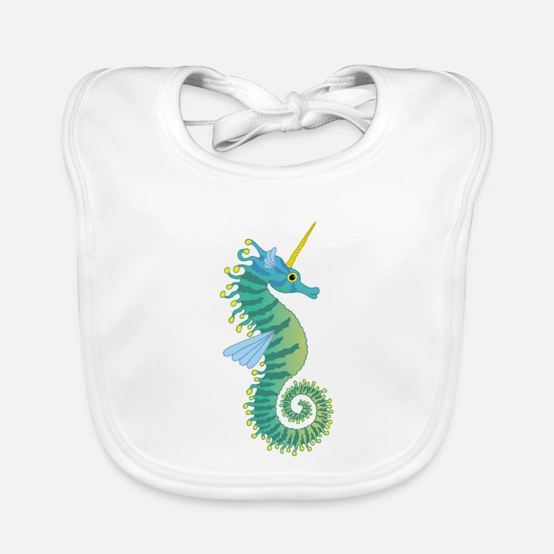 Licorne de mer Bavoir bio Bébé