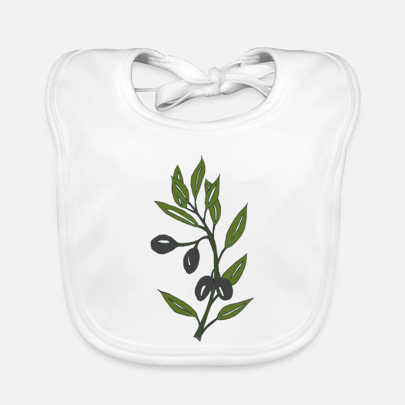 Rameau d’olivier Bavoir bio Bébé