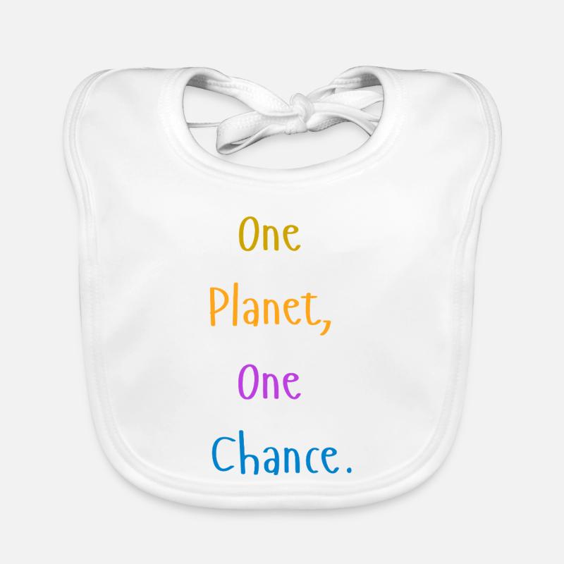 one_planet_one_chance Bavoir bio Bébé