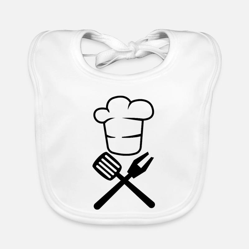 Professional Grill Master Chef Hat BBQ Gift Design Baby Bio-Lätzchen