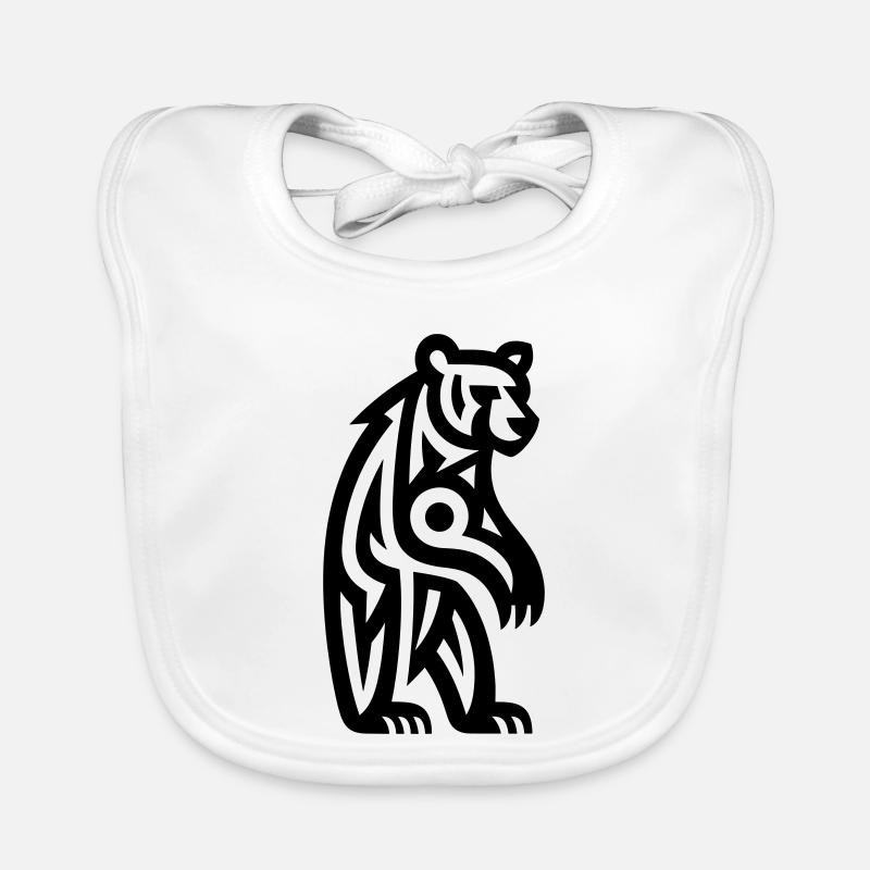 Just a Black Bear #3 Organic Baby Bibs