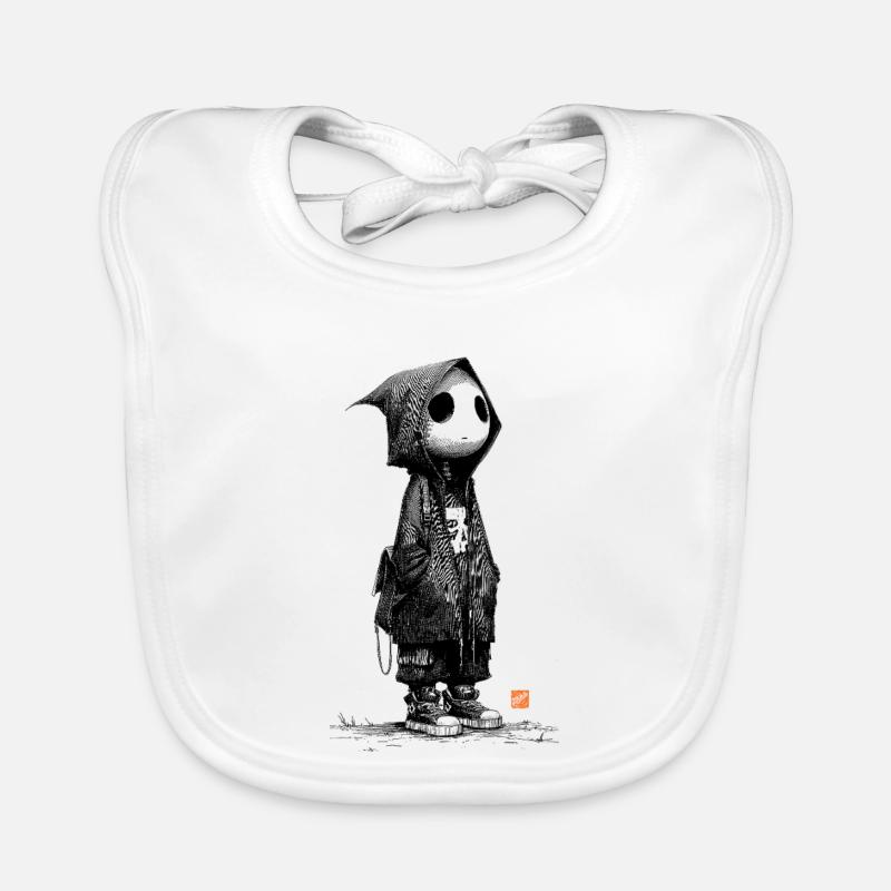 Fantôme Solitaire Bavoir bio Bébé