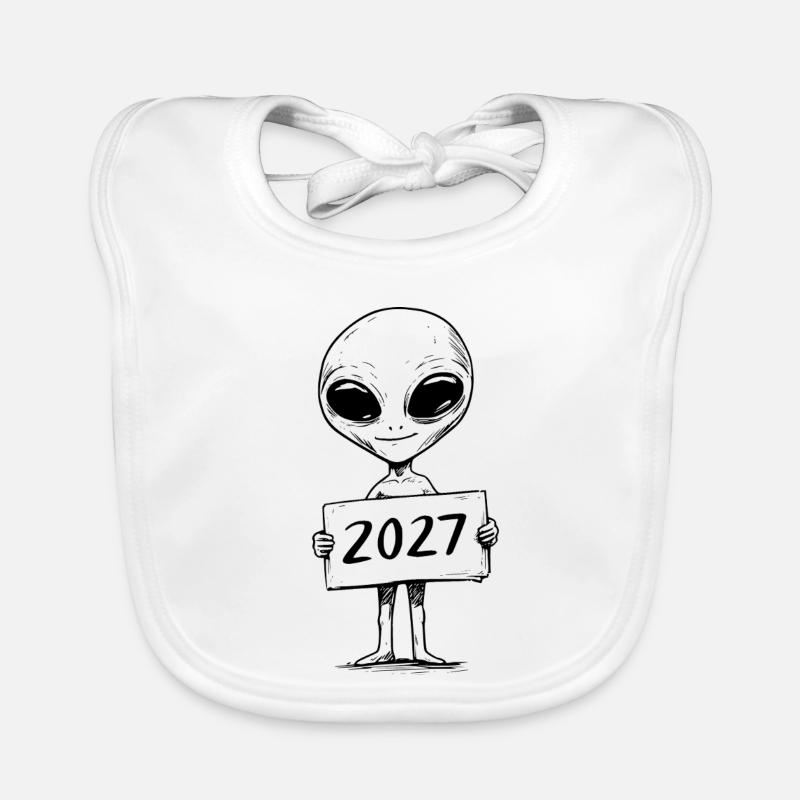 Extraterrestre mignon Bavoir bio Bébé