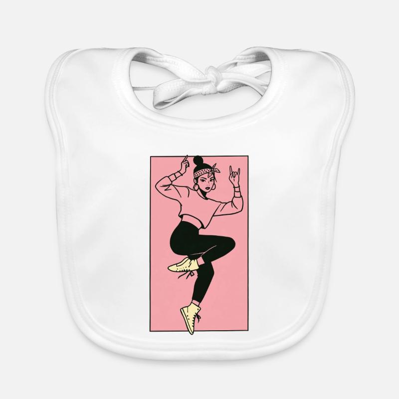 Danseuse #6 Bavoir bio Bébé