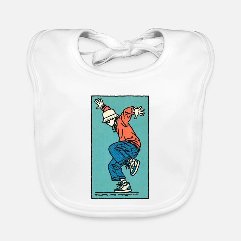 Danseur masculin #3 Bavoir bio Bébé