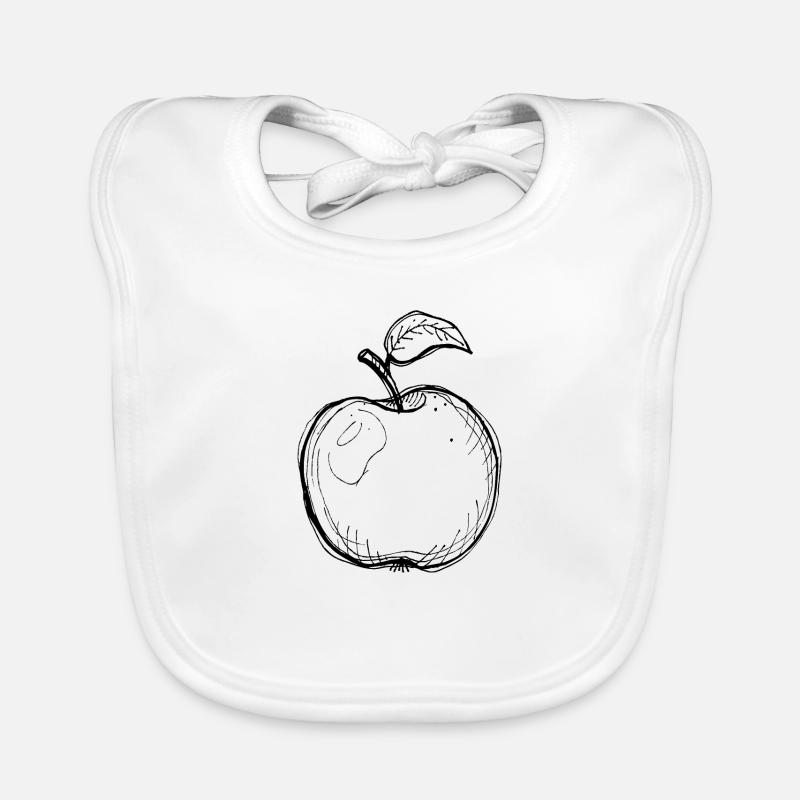 Tag des Apfels Baby Bio-Lätzchen