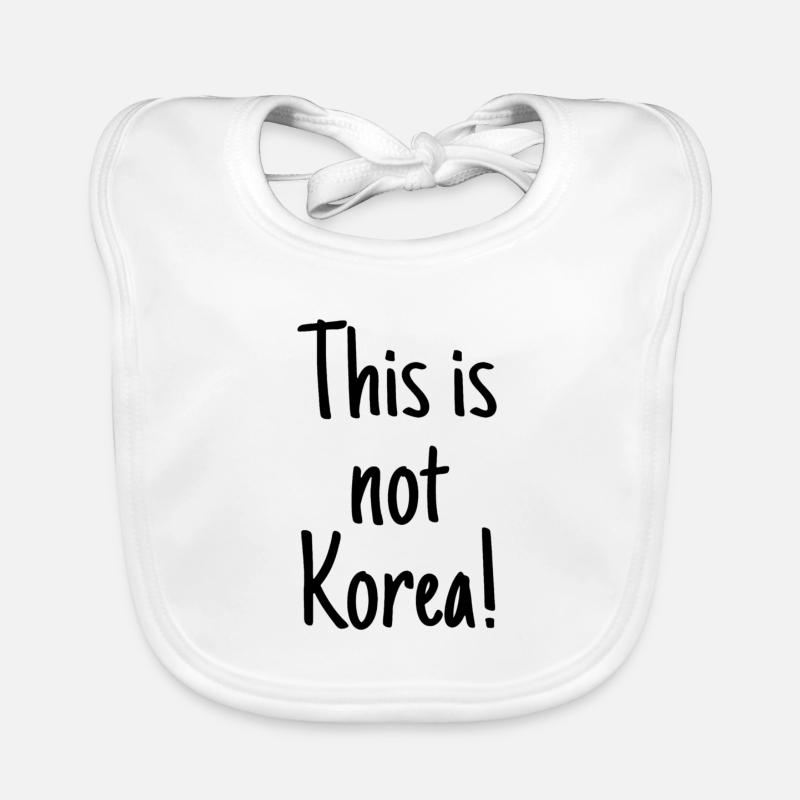 This is not Korea Organic Baby Bibs