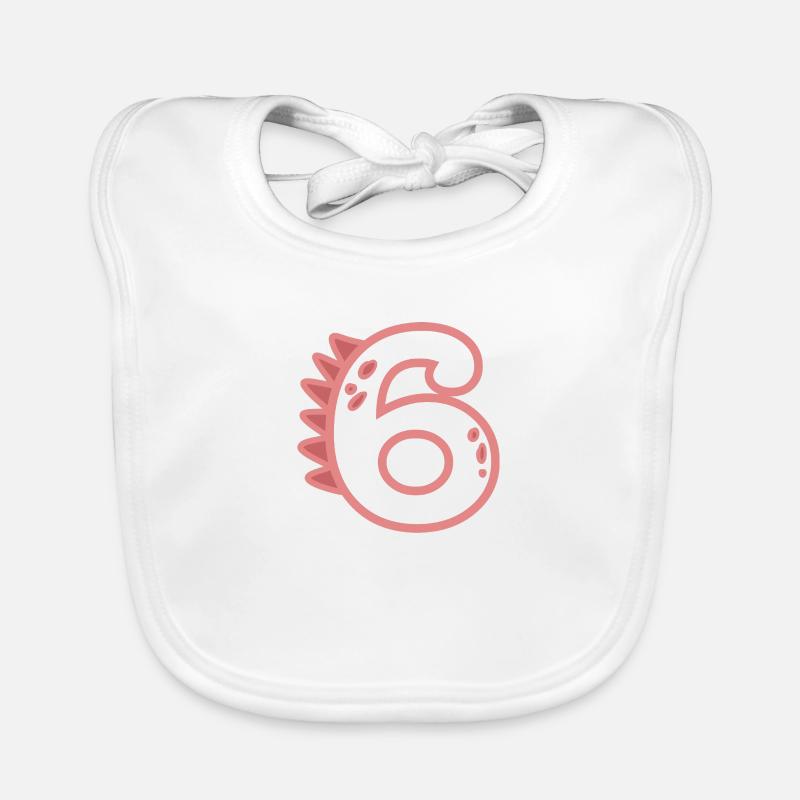 Number 6 Organic Baby Bibs