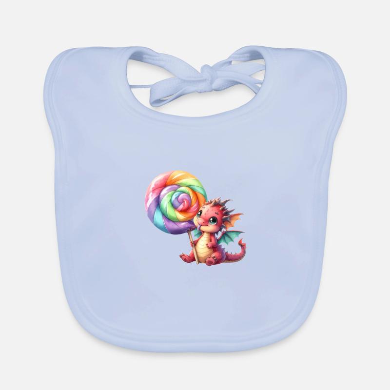 Kleiner Drache Lollipop Baby Bio-Lätzchen