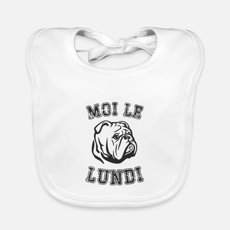 moi le lundi Bavoir bio Bébé