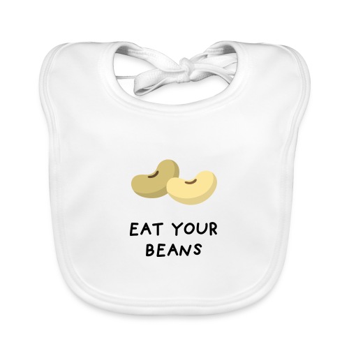 Eat Your Beans - Bavaglino ecologico per neonato