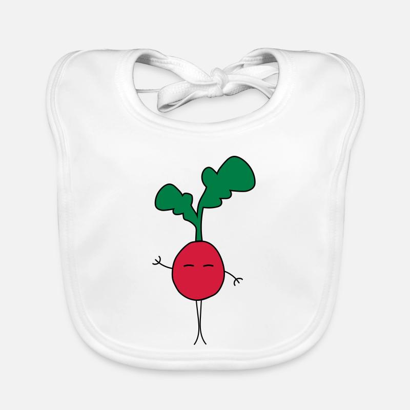 Radish doodle Organic Baby Bibs