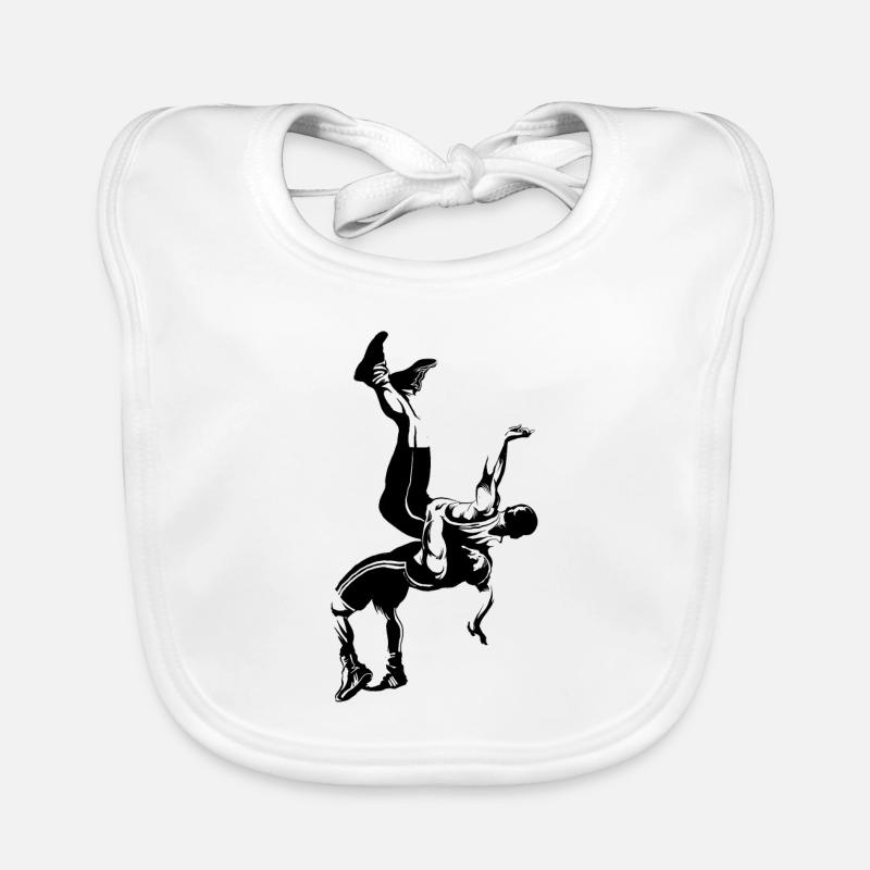 Wrestling Organic Baby Bibs