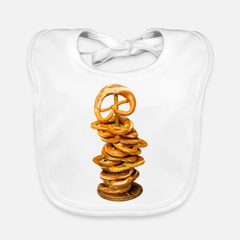 bread brooches crossaint bakery baguette bread bu Organic Baby Bibs