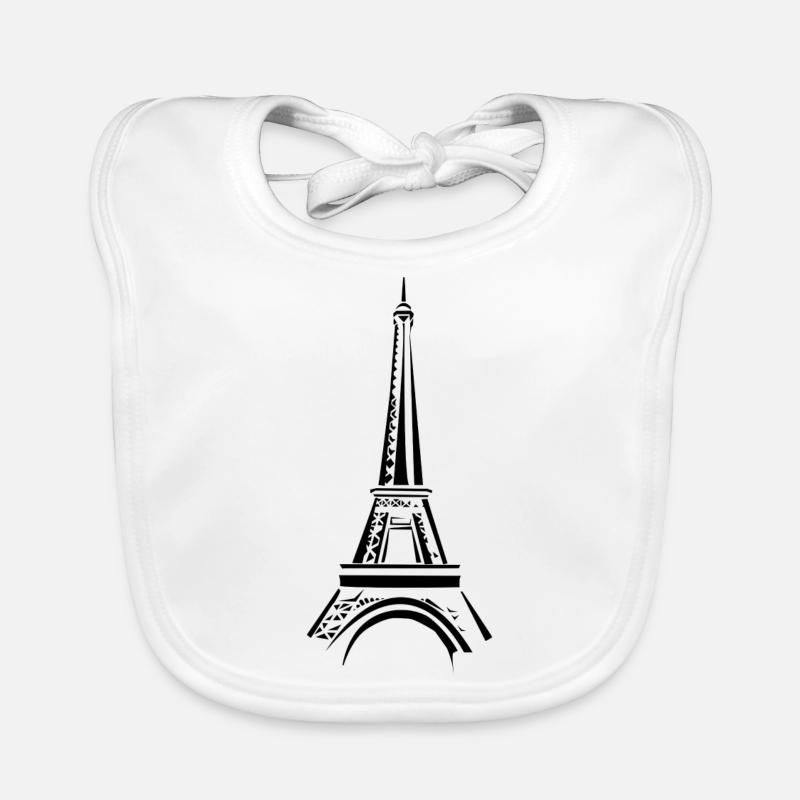 tour Eiffel Bavoir bio Bébé