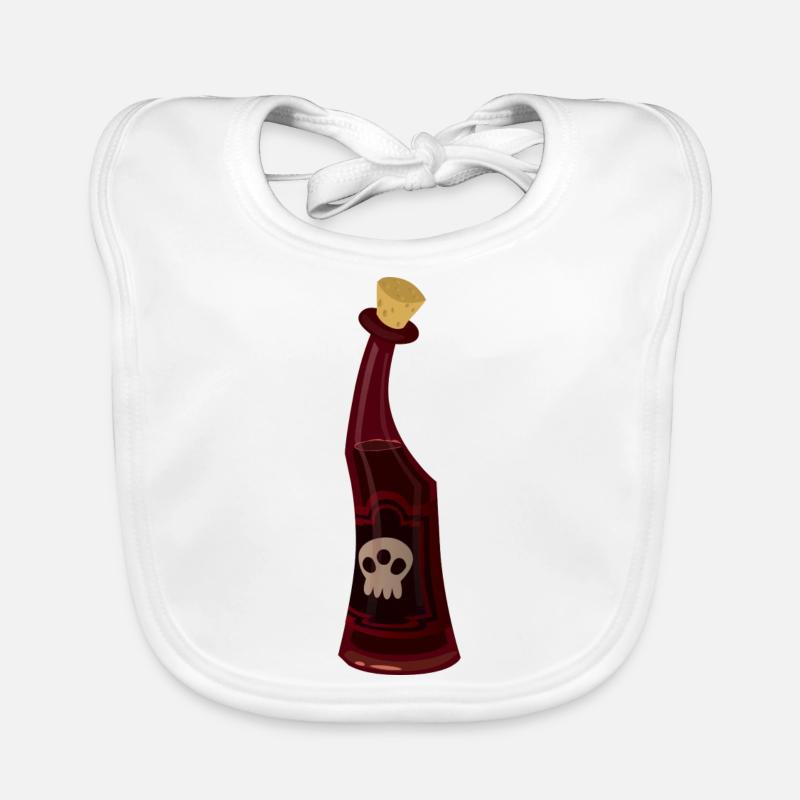 Flasche mit Gift Baby Bio-Lätzchen