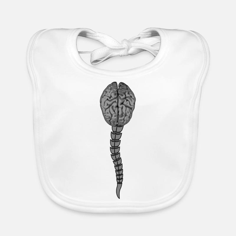 brain, spine, Organic Baby Bibs
