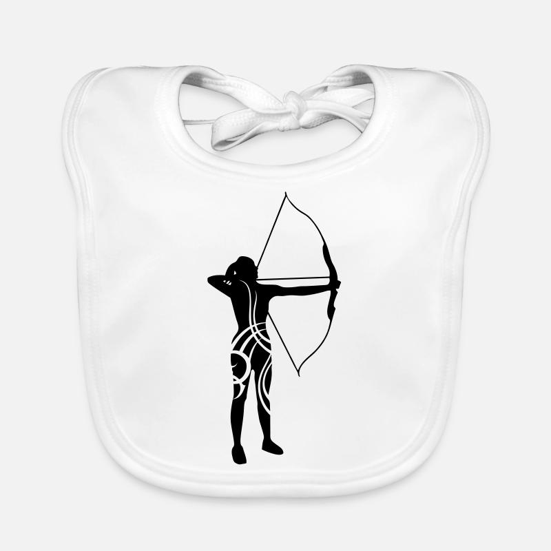 Tir à l'arc de tribal féminin Bavoir bio Bébé