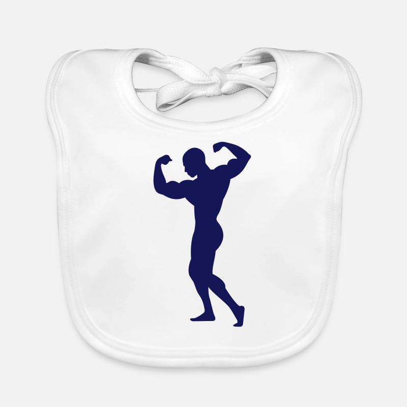 Adonis - Ein starker Mann Baby Bio-Lätzchen