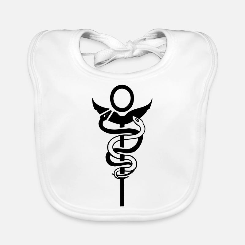 Caduceus physio physiotherapist Baby Bio-Lätzchen