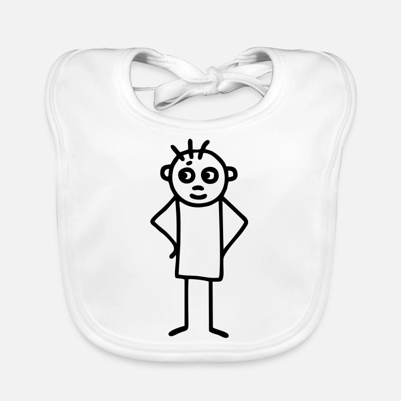 Stick figur energisk Økologisk babysmekke