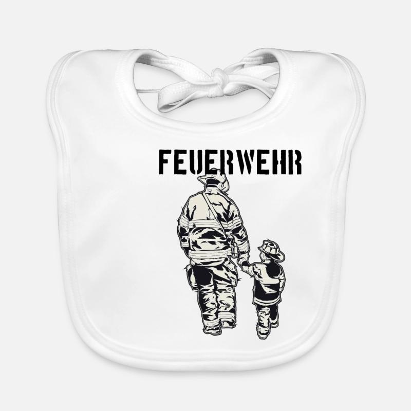 Fire brigade Organic Baby Bibs