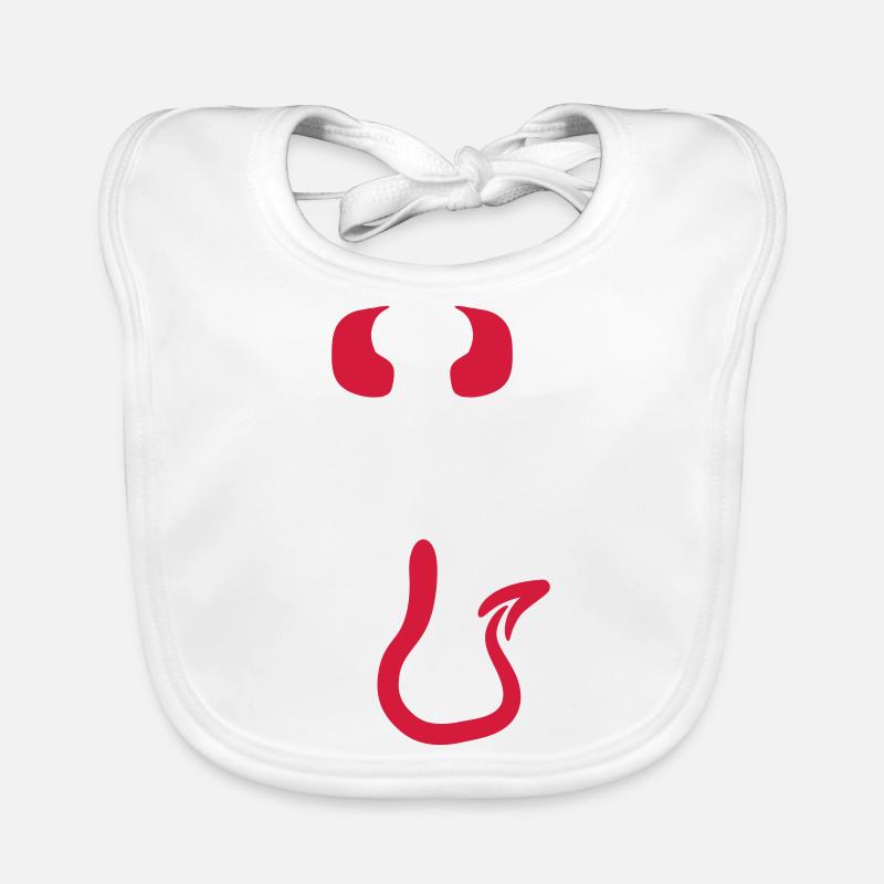 Devil Satan horns evil Dick Organic Baby Bibs