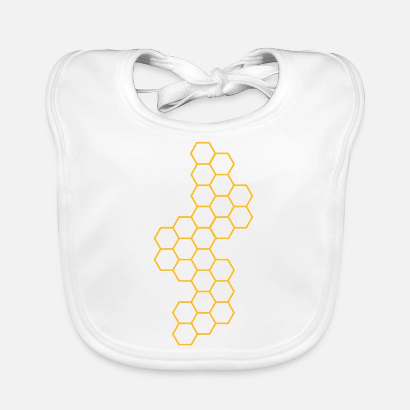 contour version miel nid d’échantillon Bavoir bio Bébé